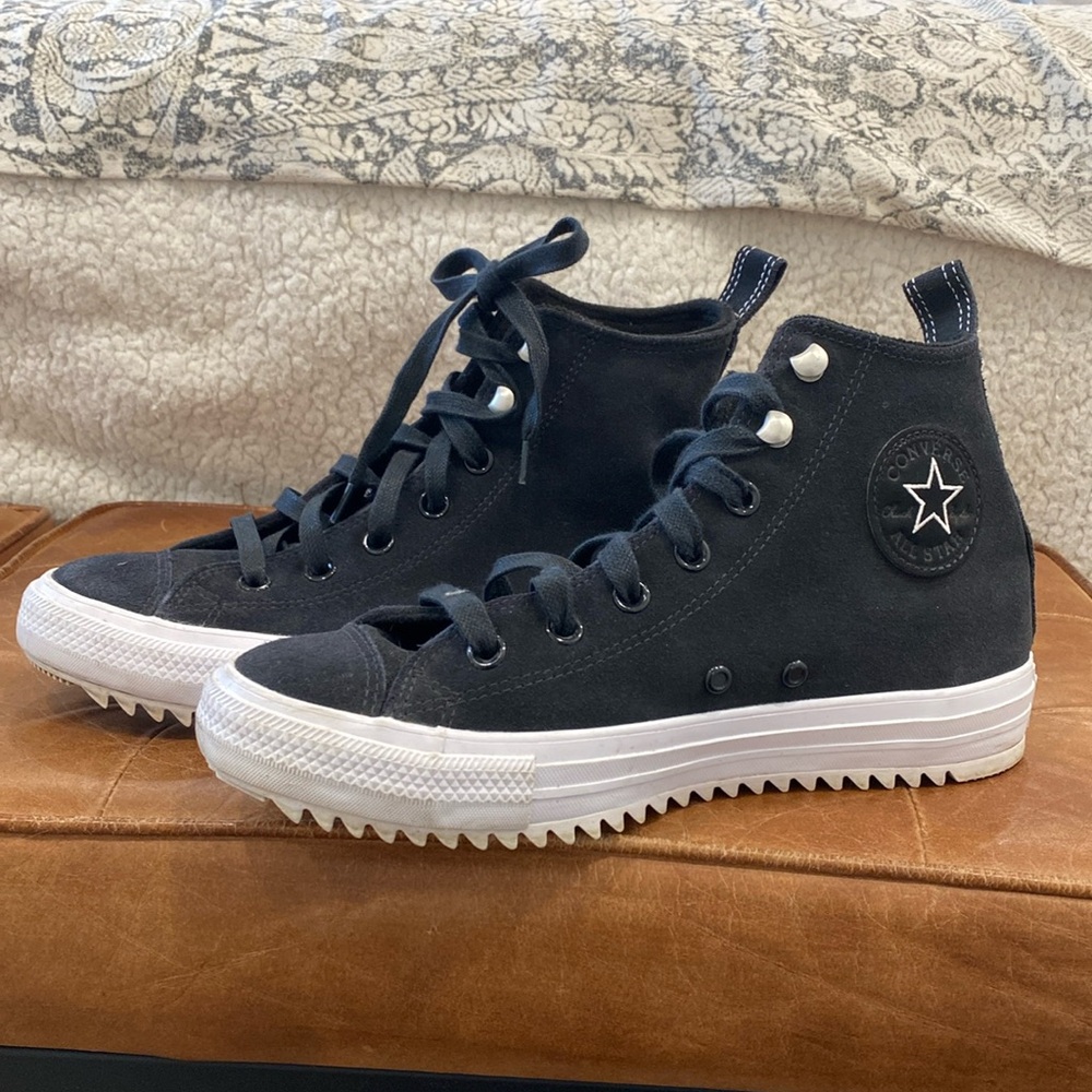 Converse black sneaker boots, gender neutral